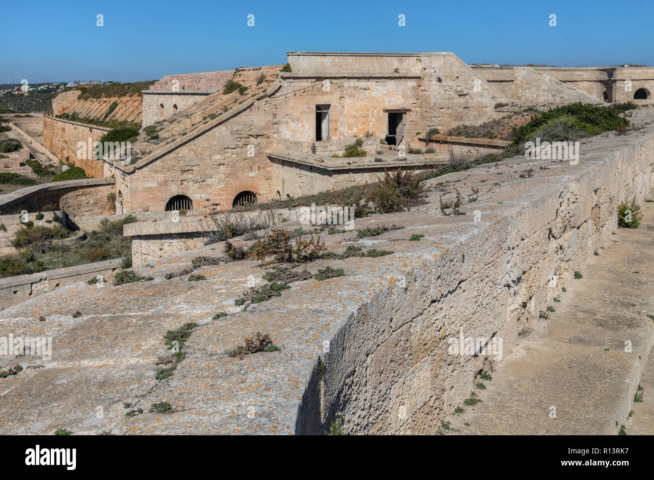 Fortaleza de La Mola, Mahon, Menorca, Balearen, Spanien, Europa Stockfoto