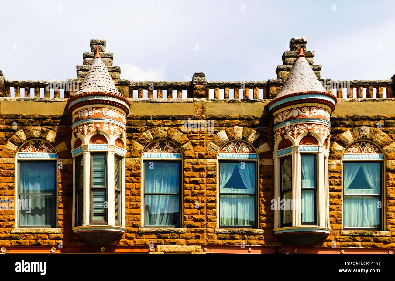 Viktorianische Architektur Stockfoto