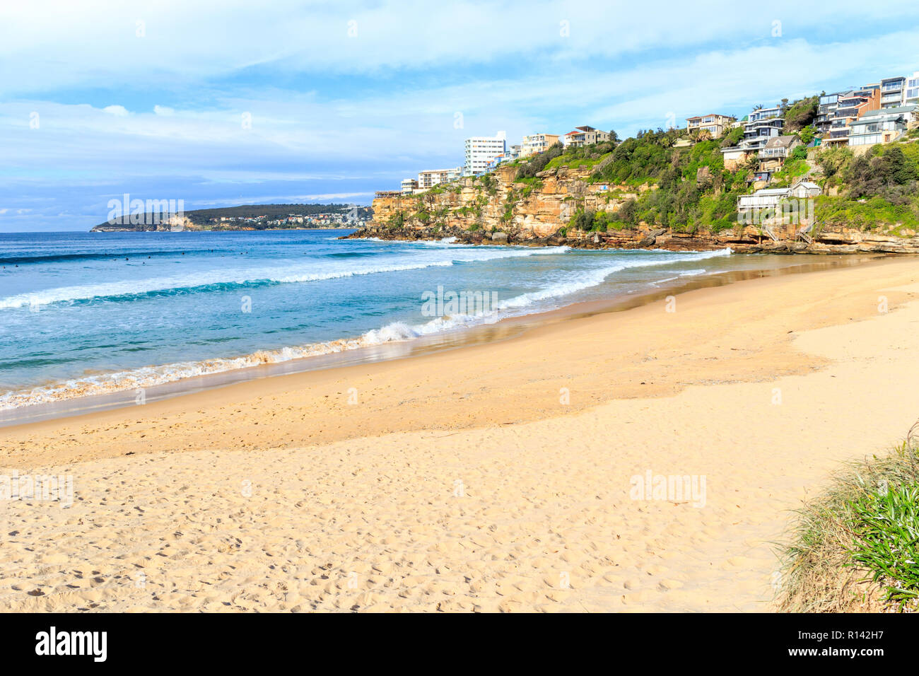 Queenscliff Kopf und den Strand, Süßwasser, Manly, New South Wales, Australien Stockfoto