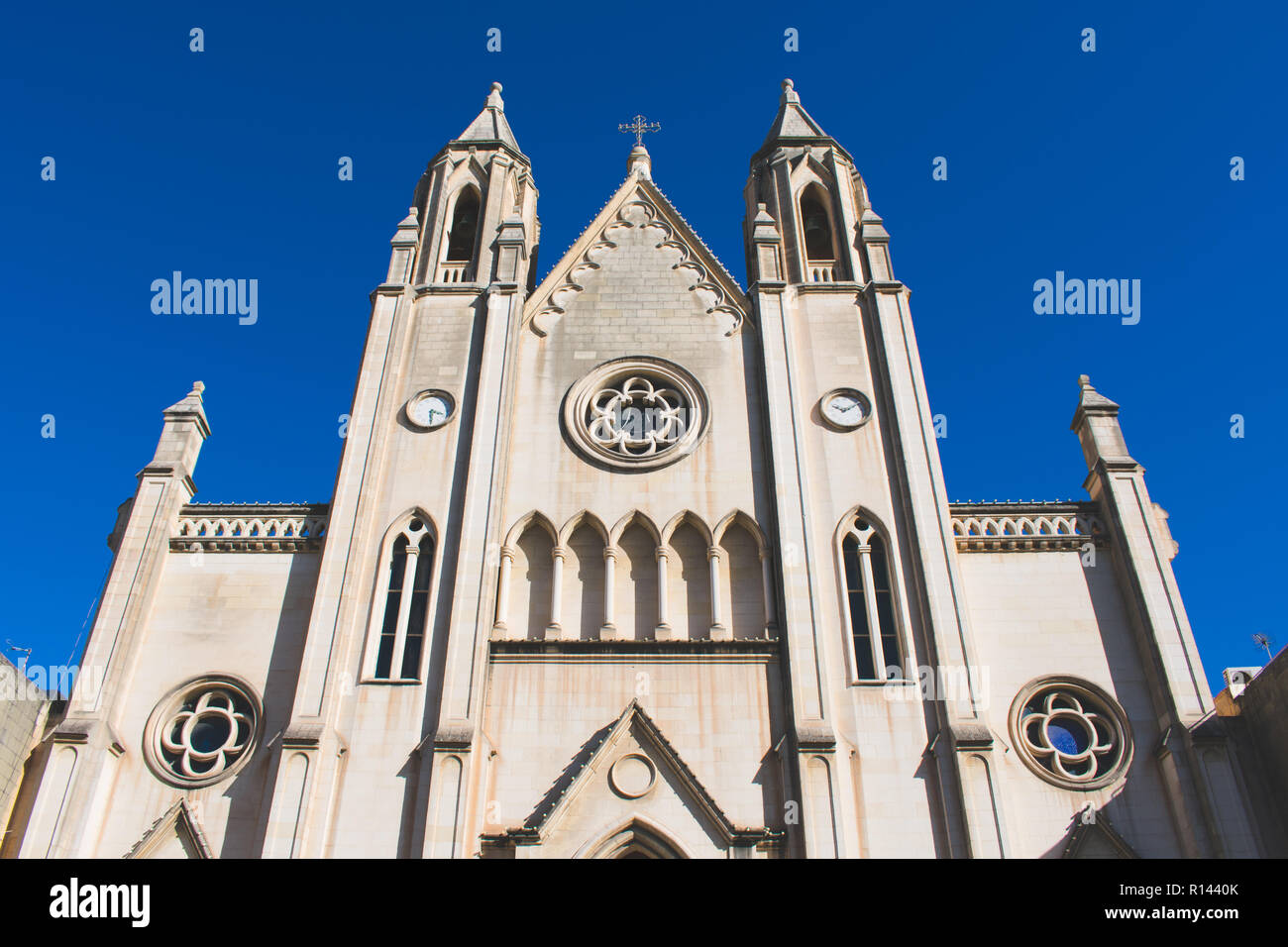 Kirche unserer Lieben Frau vom Berg Karmel in St. Julians Stadt in Malta Stockfoto