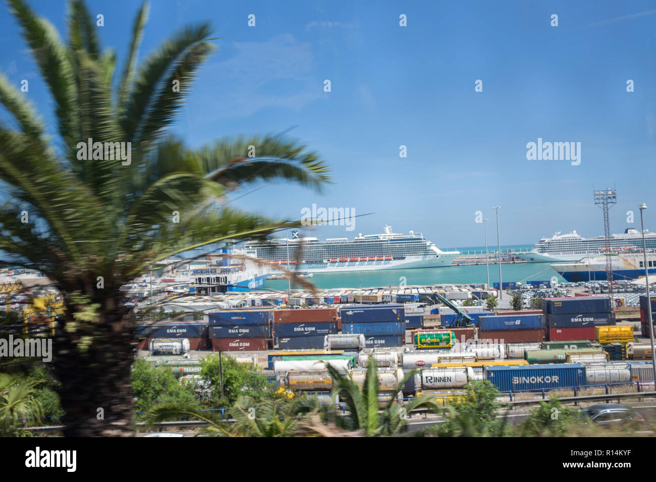 Spanisch pendeln Stockfoto