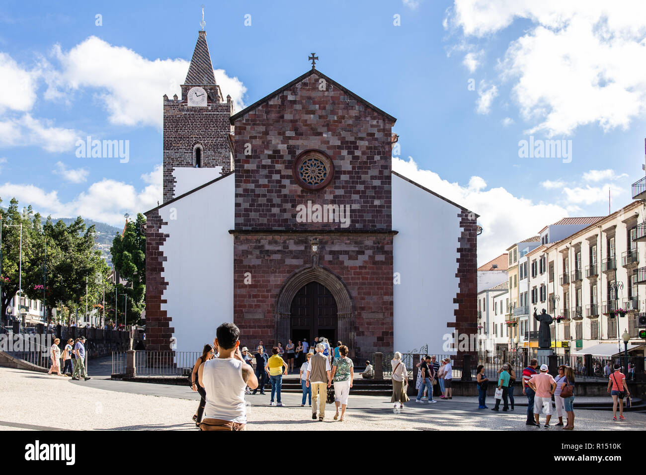 'Se' Kirche in Funchal auf der Insel Madeira, Portugal, Oktober 2018 Stockfoto