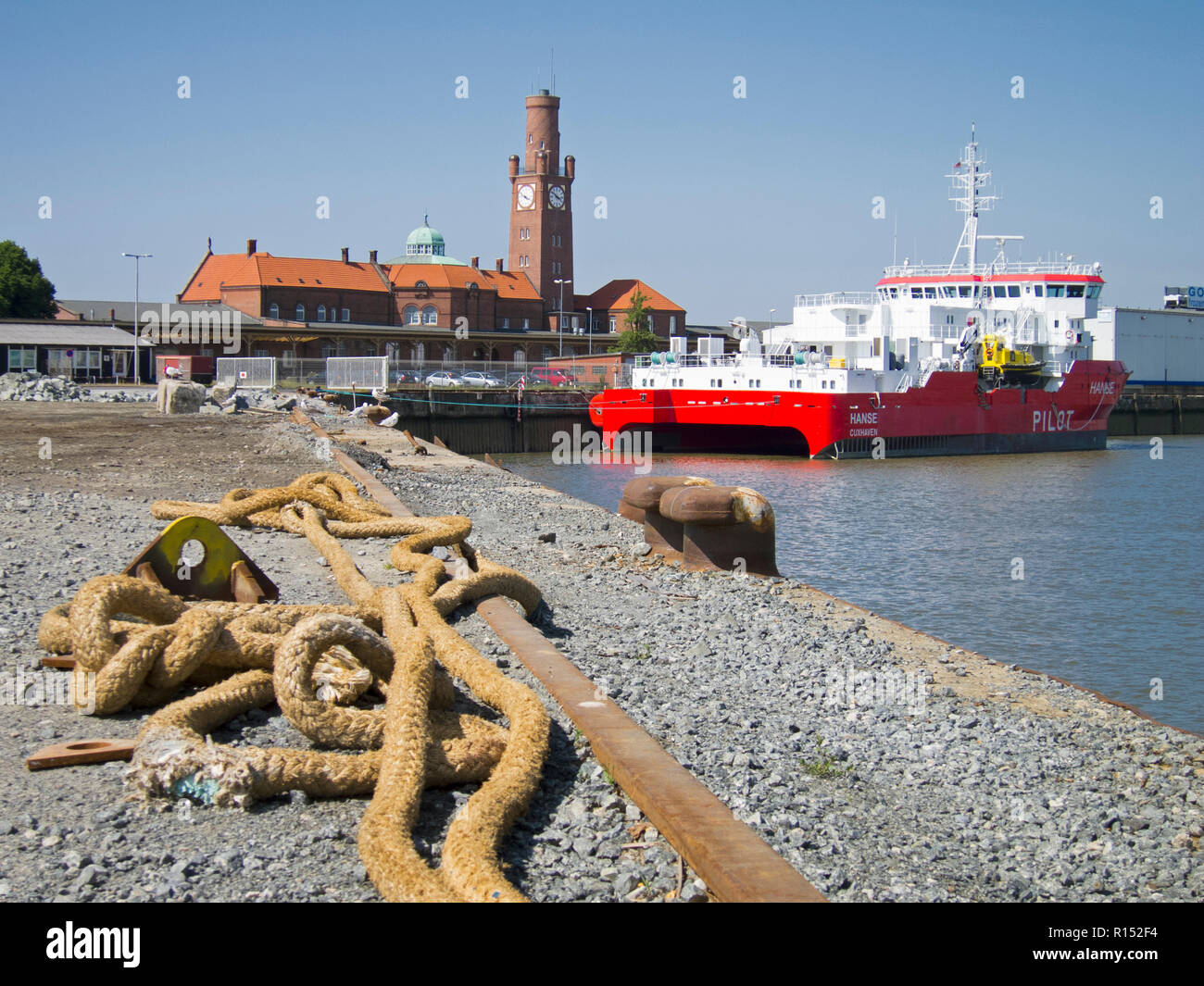 Die Hapag Hallen, Cuxhaven, Niedersachsen, Deutschland Stockfoto