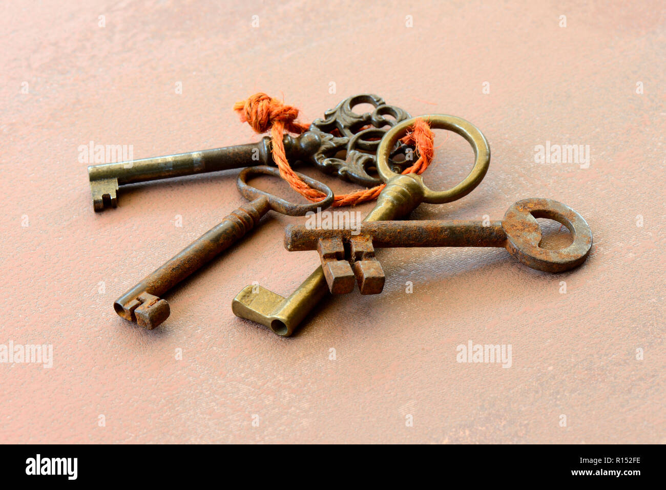 alte Schlüssel Stockfoto