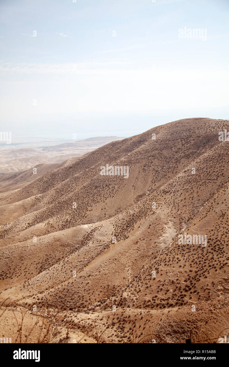 Judäischen Landschaft rund um Jericho - Israel Stockfoto