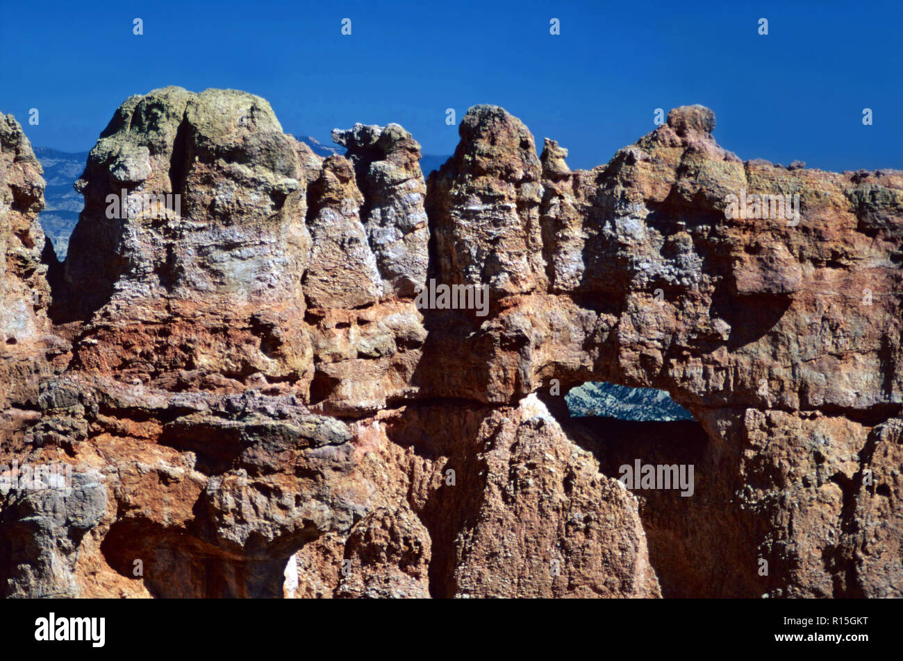 Arch, Schwarz Birch Canyon, dem Bryce Canyon National Park, Utah Stockfoto