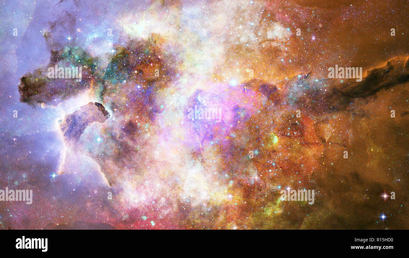 Nebel und Sternen im Deep Space, geheimnisvollen Universum. Elemente dieses Bildes, eingerichtet von der NASA Stockfoto