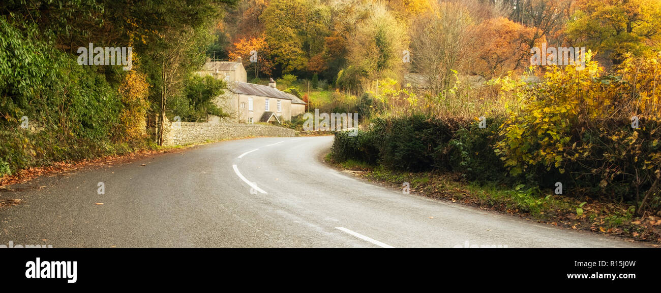 Herbstfarben im Penny Bridge in Cumbria. Fujifilm XT3, Fujinon
