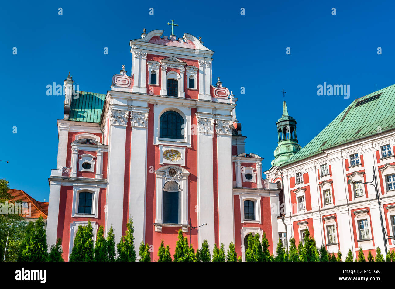 Stiftskirche der Muttergottes von der Immerwährenden Hilfe und St. Maria Magdalena in Poznan, Polen Stockfoto