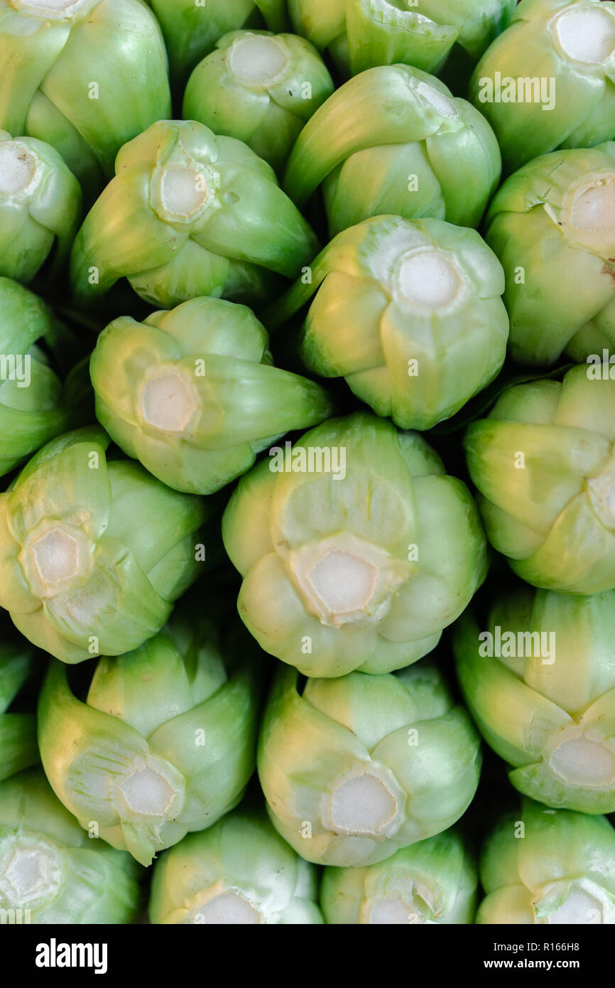 Gemüse in den traditionellen Markt in Asien Stockfoto