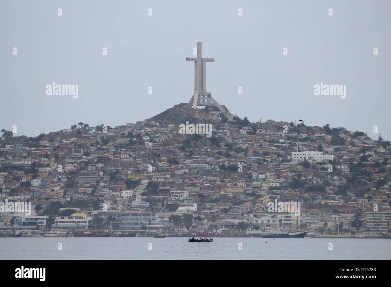 Schöne Aussicht von Coquimbo, Chile. Stockfoto