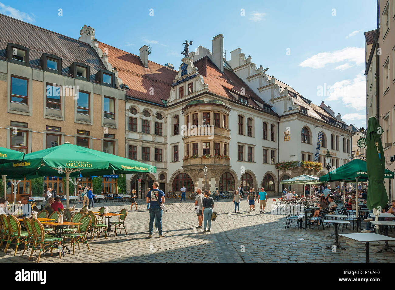 Hofbräuhaus am Platzl, München, Oberbayern, Bayern, Deutschland Stockfoto