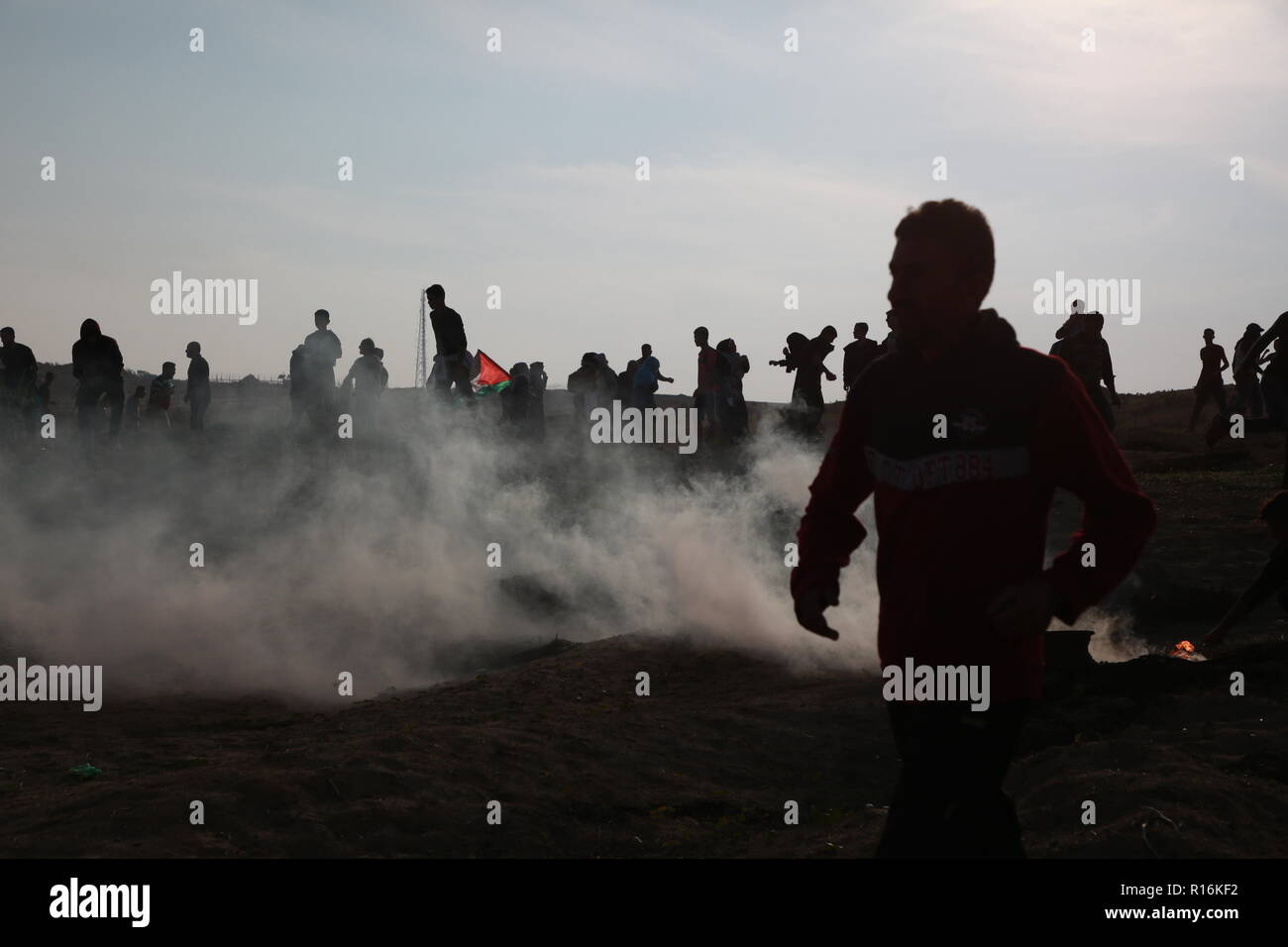 Gaza, Gaza, Palästina. 9 Nov, 2018. Auseinandersetzungen zwischen ...