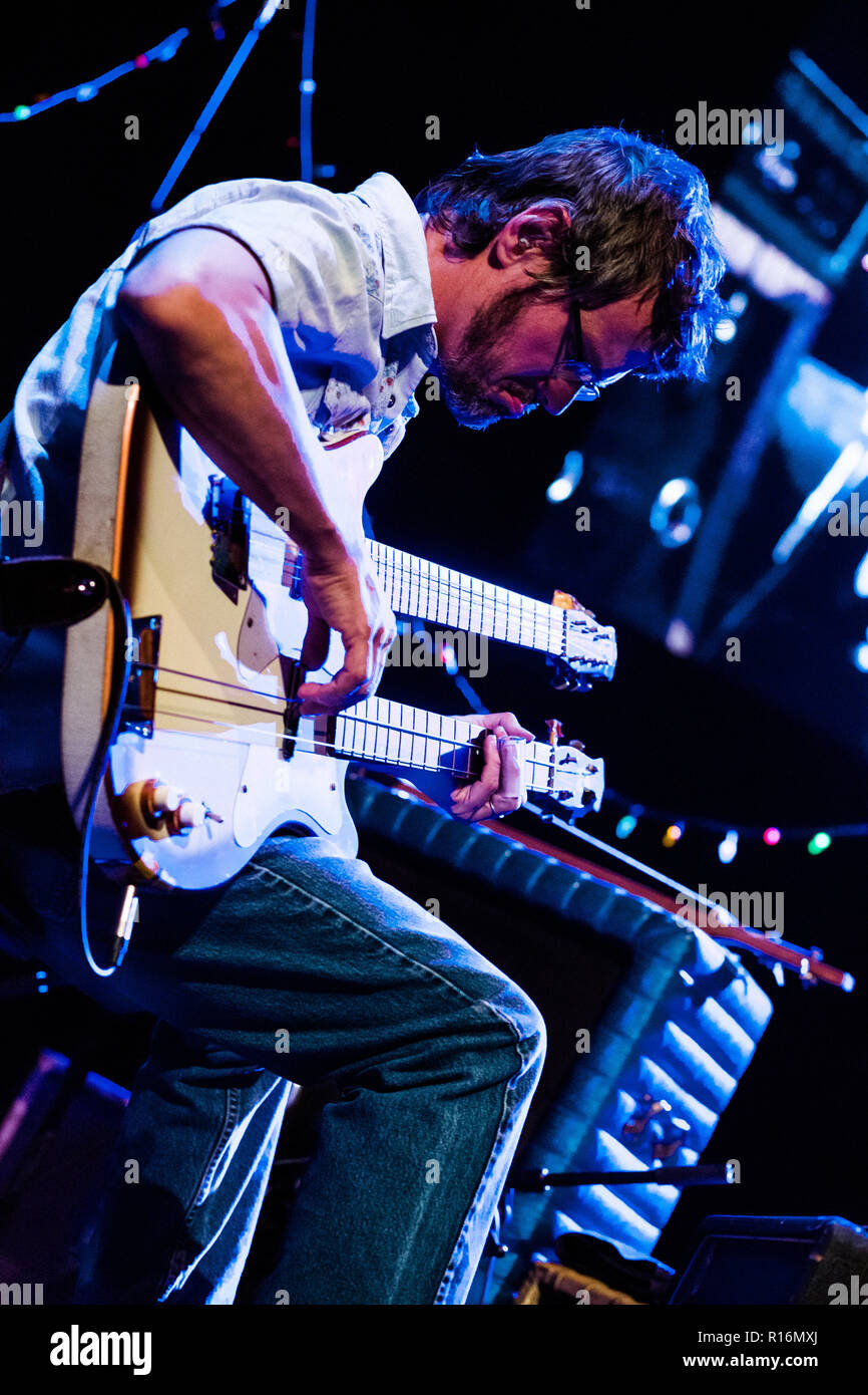 Cambridge, Großbritannien. 9. November 2018. Seasick Steve führt live im Cambridge Corn Exchange unterstützt das Album kann U Kochen?. Richard Etteridge/Alamy leben Nachrichten Stockfoto