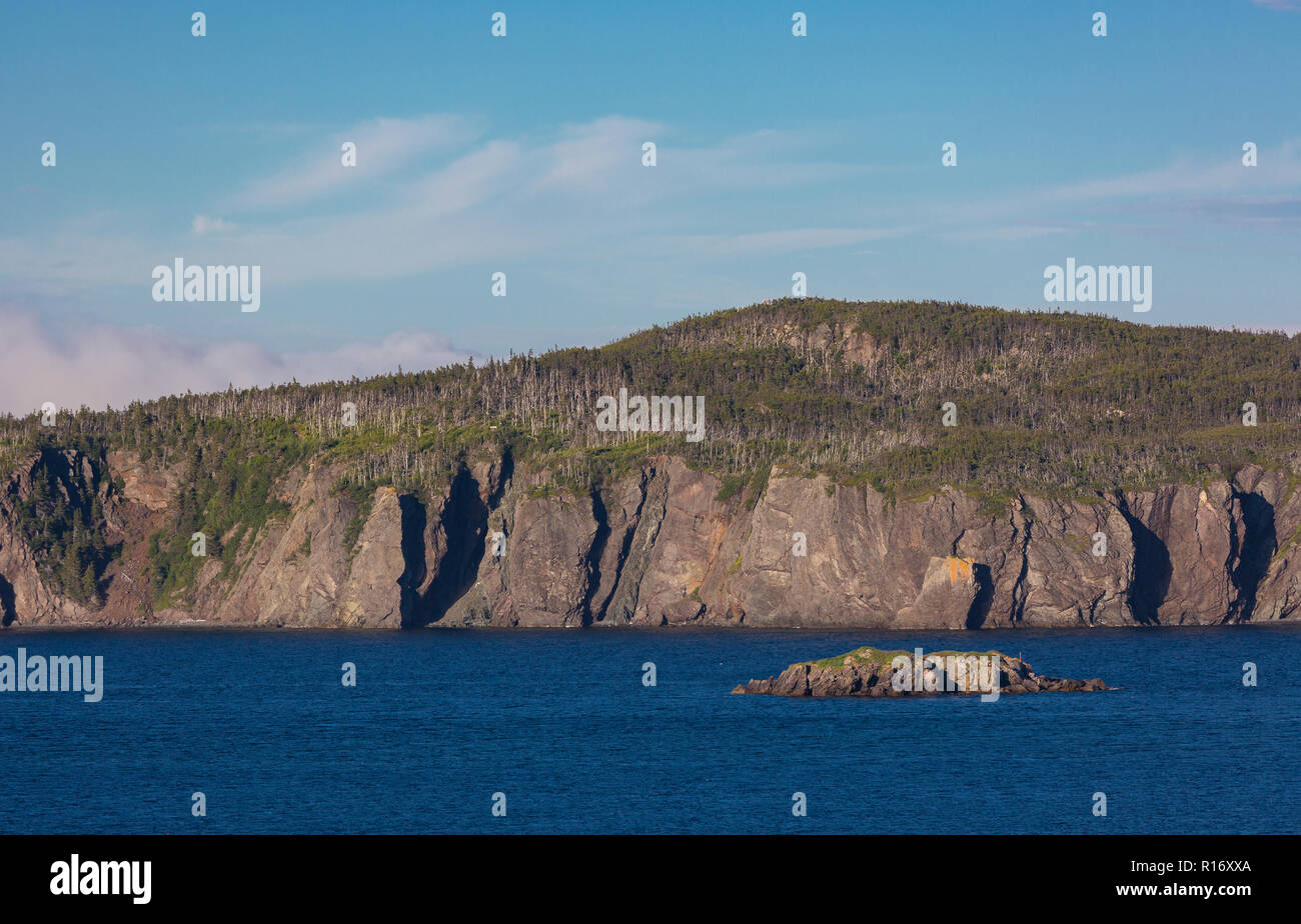 Dreifaltigkeit, Neufundland, Kanada - Trinity Harbour. Stockfoto