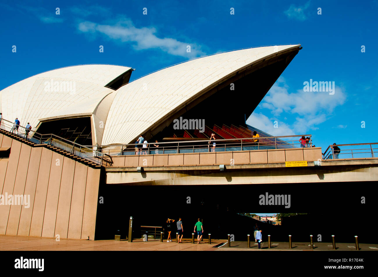 SYDNEY, Australien - 4 April, 2018: Iconic Opernhaus am Circular Quay Stockfoto