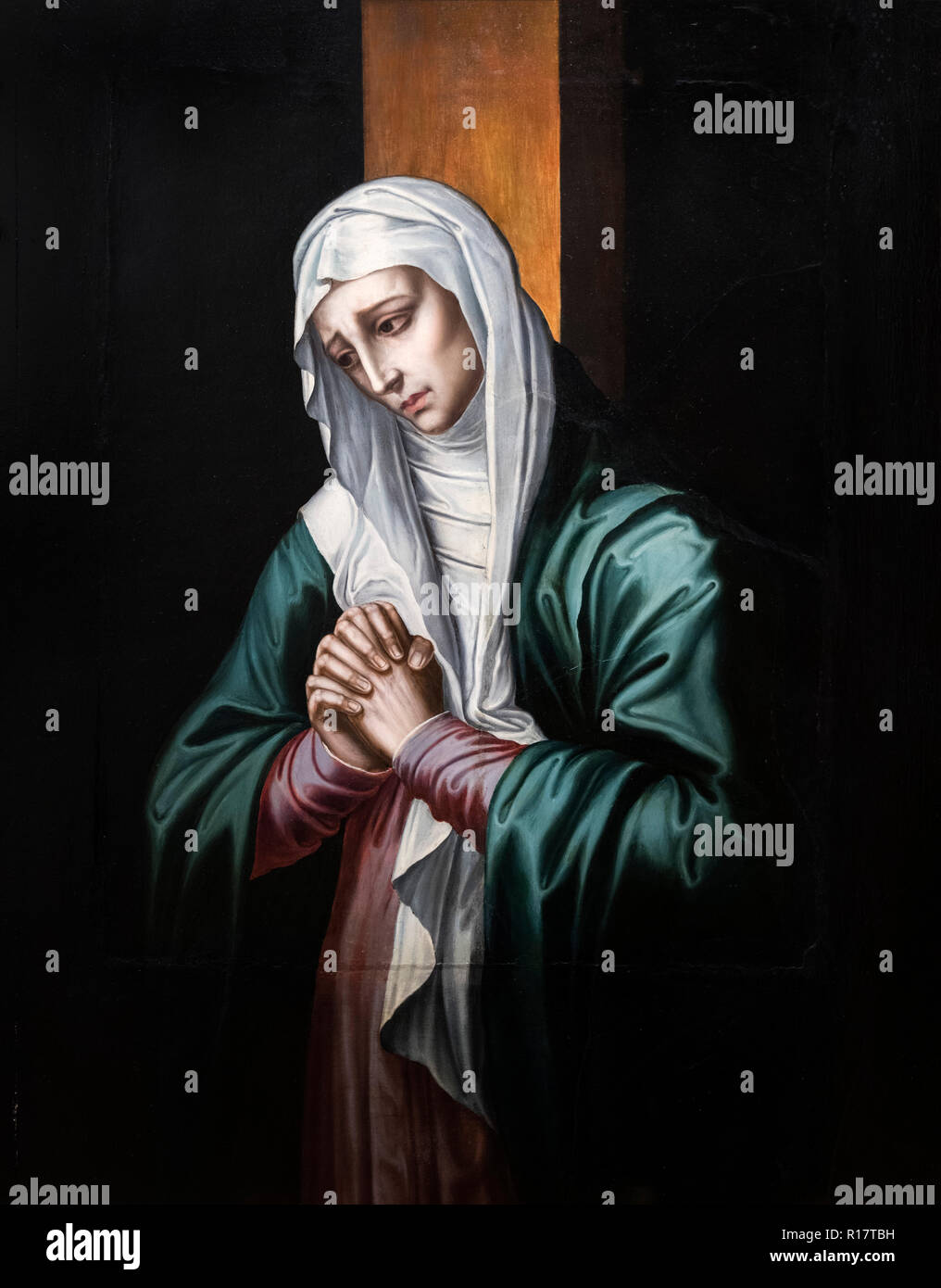 Die Jungfrau der Trauer (La Virgen Dolorosa) von Luis de Morales (1512-1586), c1560 Stockfoto