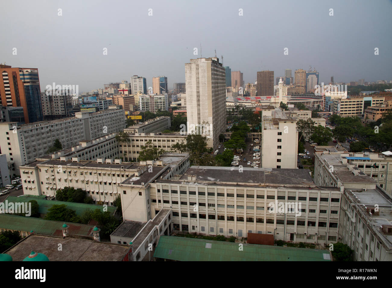 Luftaufnahme von Dhaka. Dhaka, Bangladesch. Stockfoto