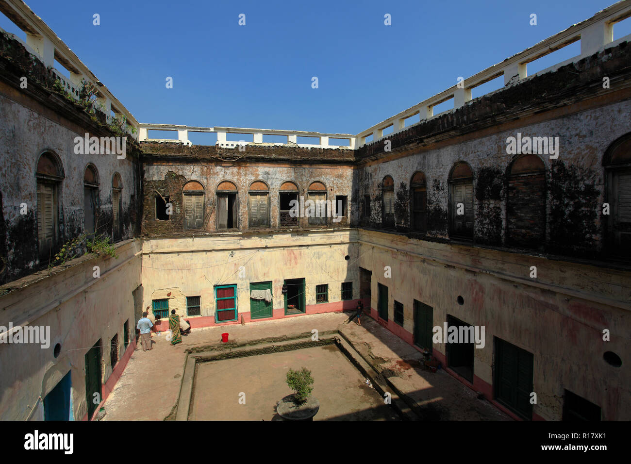 Borobari, ein Zamindar Haus bei Nasirnagar. Brahmanbaria, Bangladesch. Stockfoto