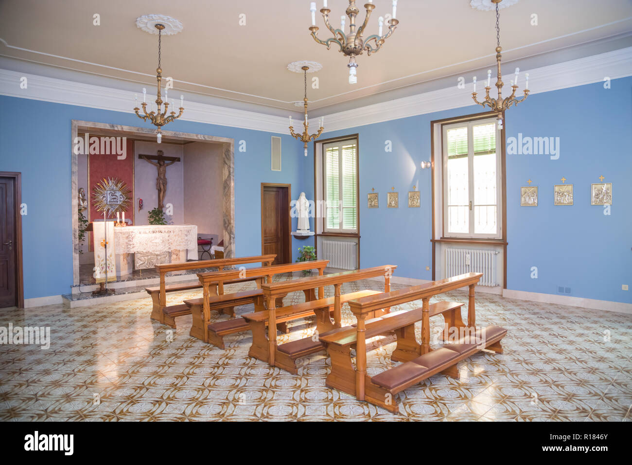 Die Chiesa luogo di Culto e Preghiera Stockfoto