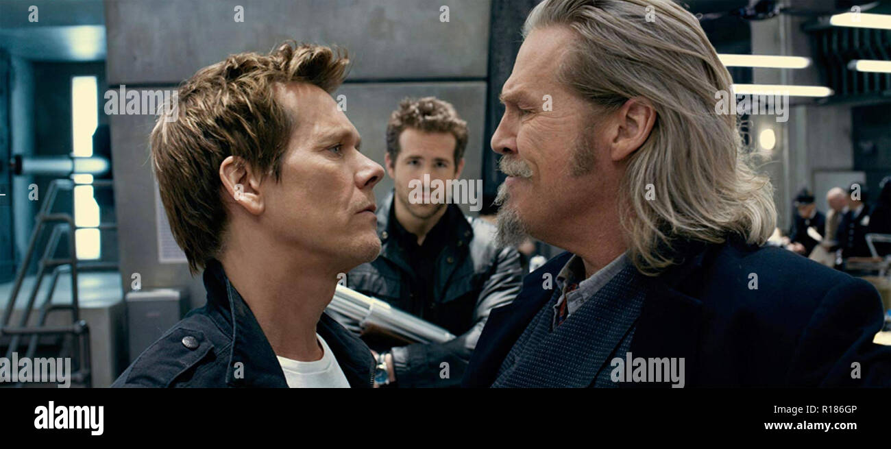 R.I.P.D. 2013 Universal Pictures Film mit Von links: Kevin Bacon, Ryan Reynolds, Jeff Bridges Stockfoto