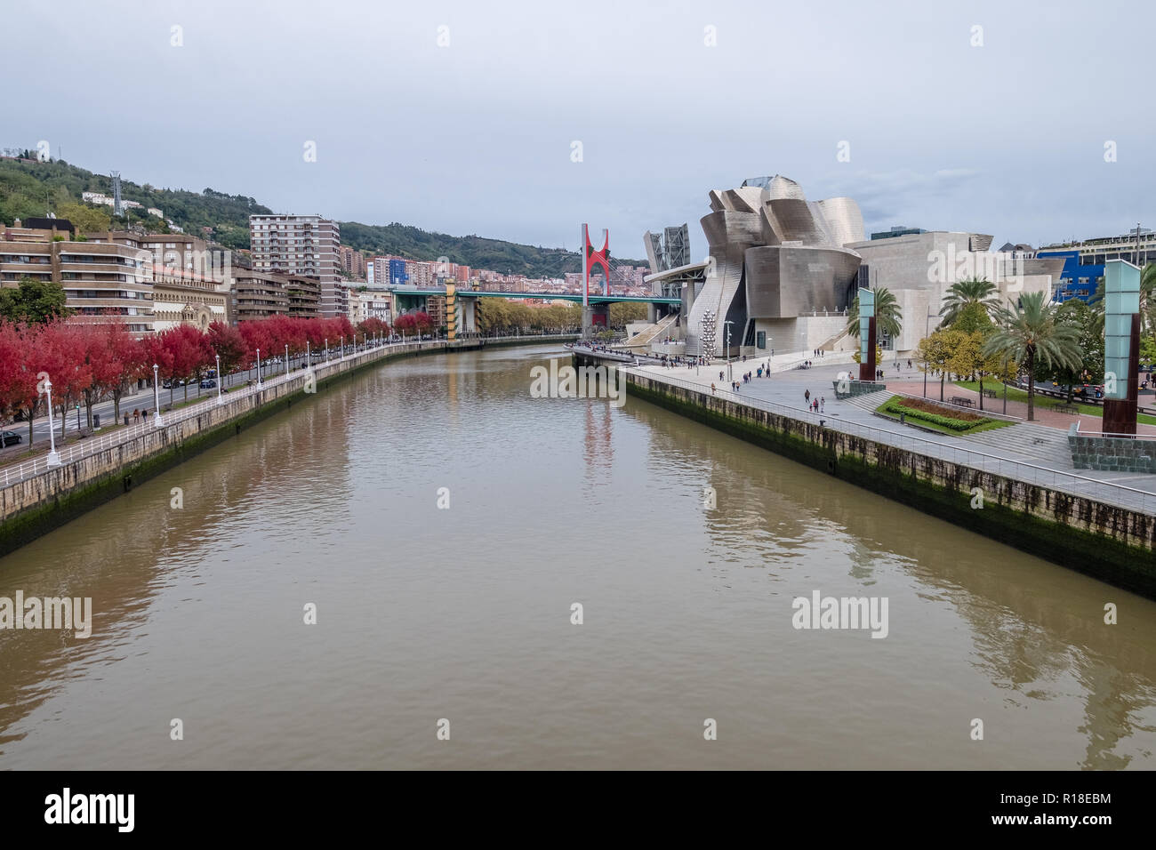 Guggenheim Museum, Bilbao, Euskadi, Pais Vasco, Spanien Stockfoto