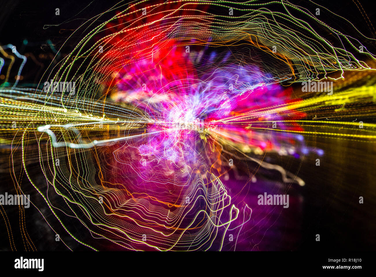 Zukunft leuchtet Stockfoto