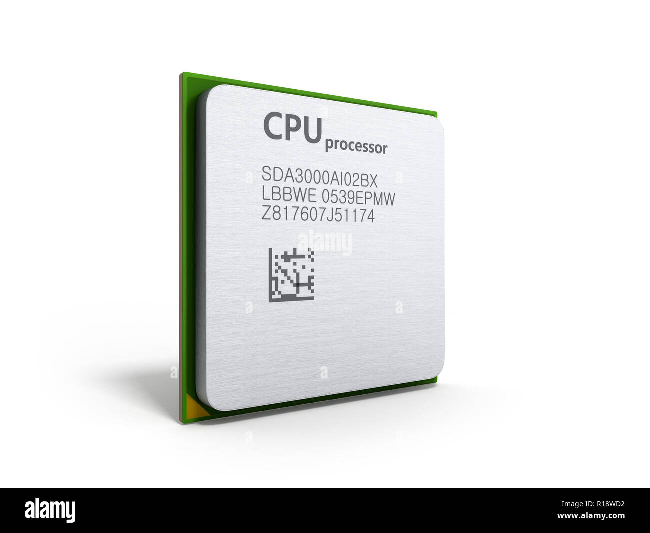 Zentralen Computer Prozessoren CPU Hochauflösende 3D-Rendering Stockfoto