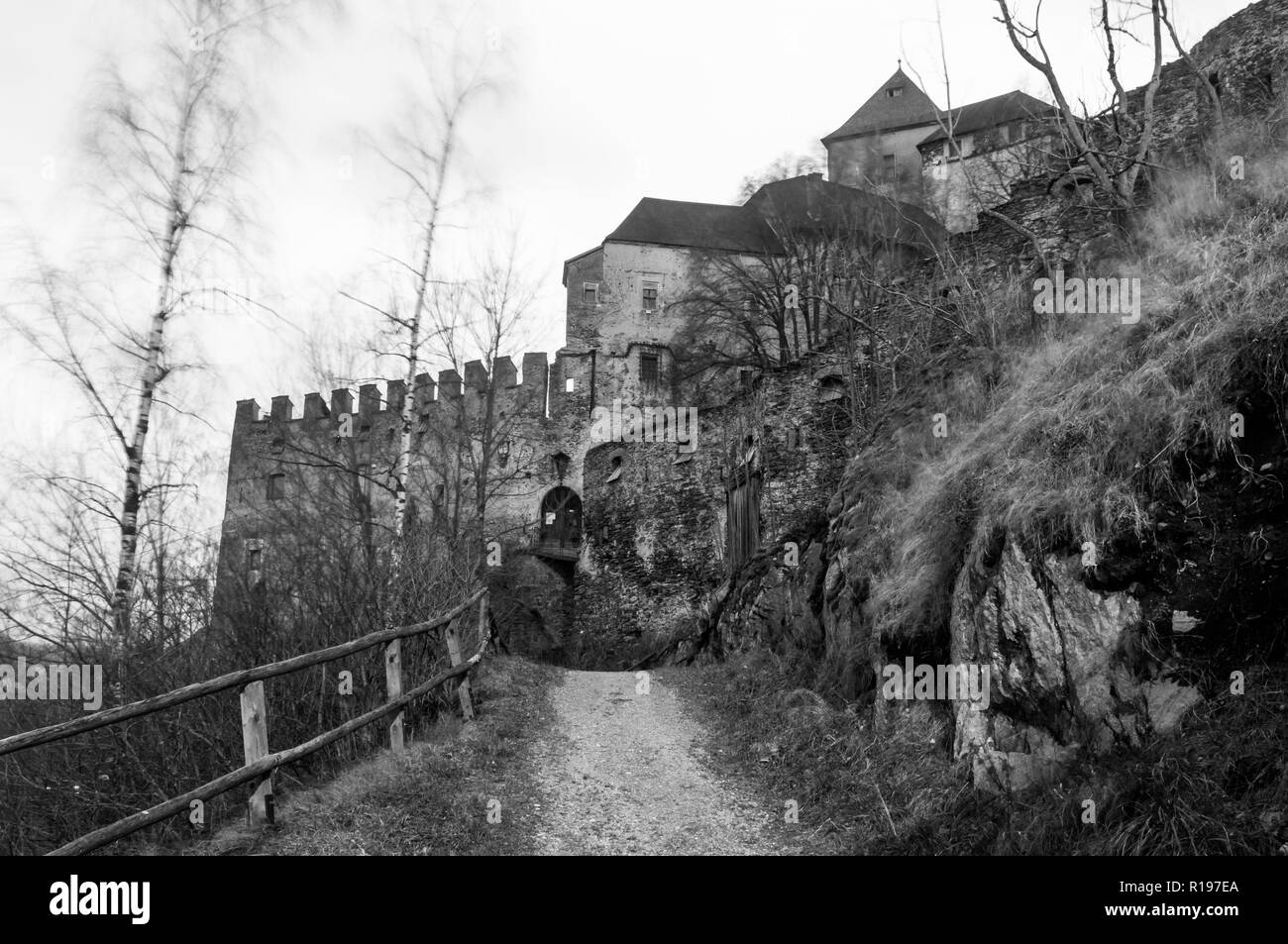 Castel Tasso anzeigen Stockfoto