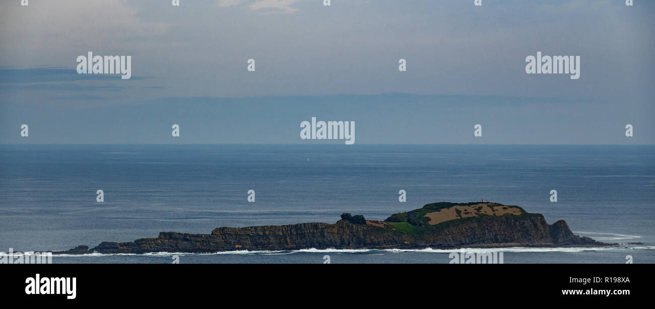 Izaro Insel im Baskenland Küste Stockfoto