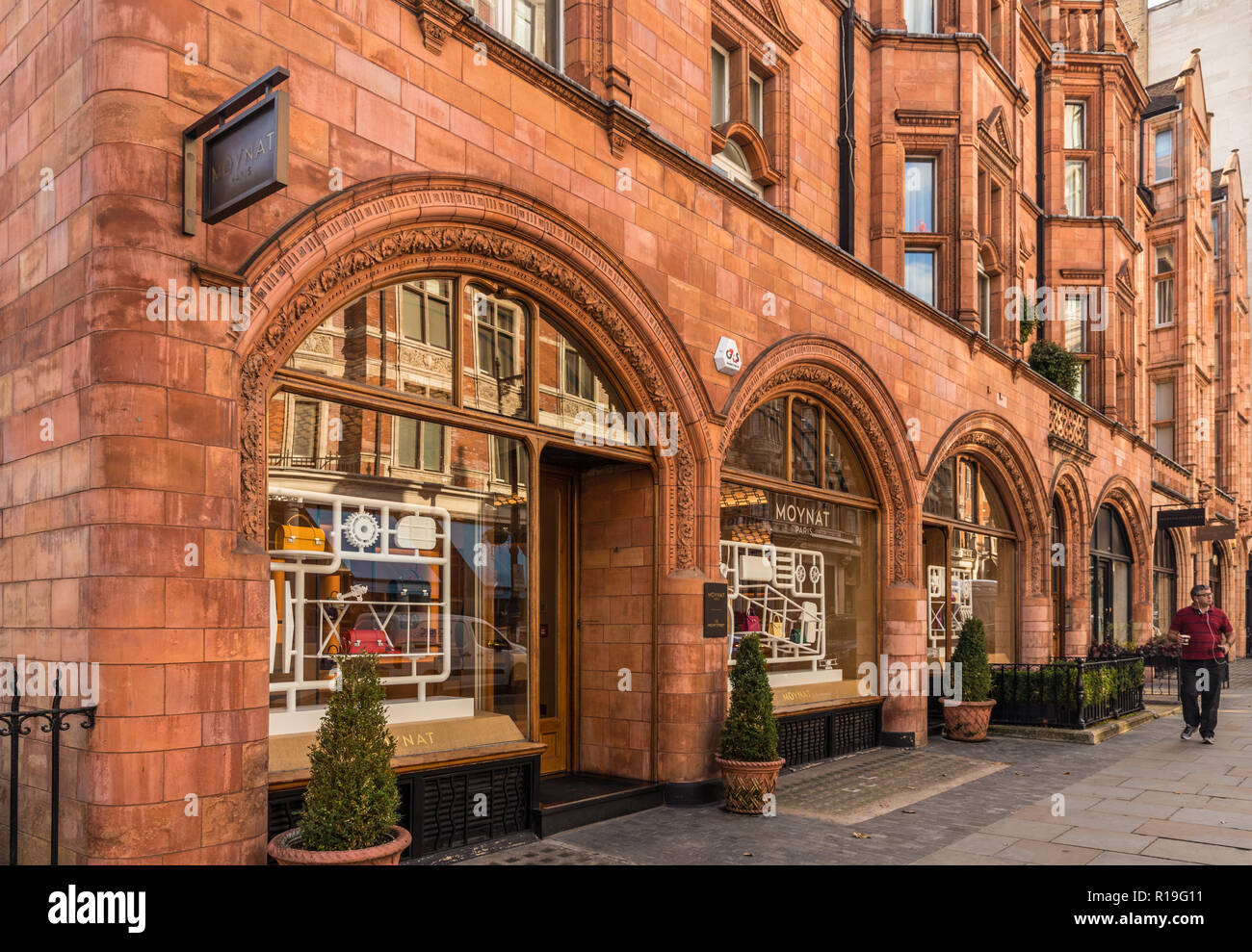 Eine typische Ansicht in Mayfair Stockfoto