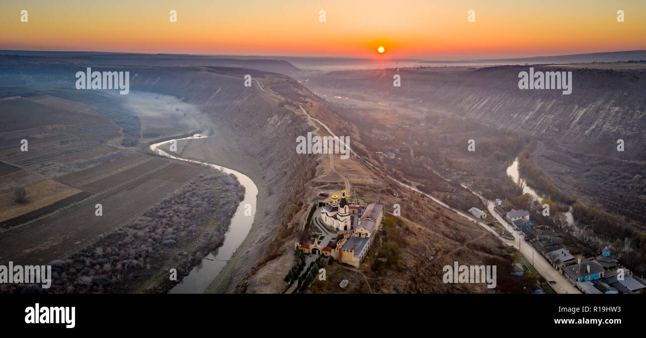 Panorama der alten Orhei in der Republik Moldau Stockfoto