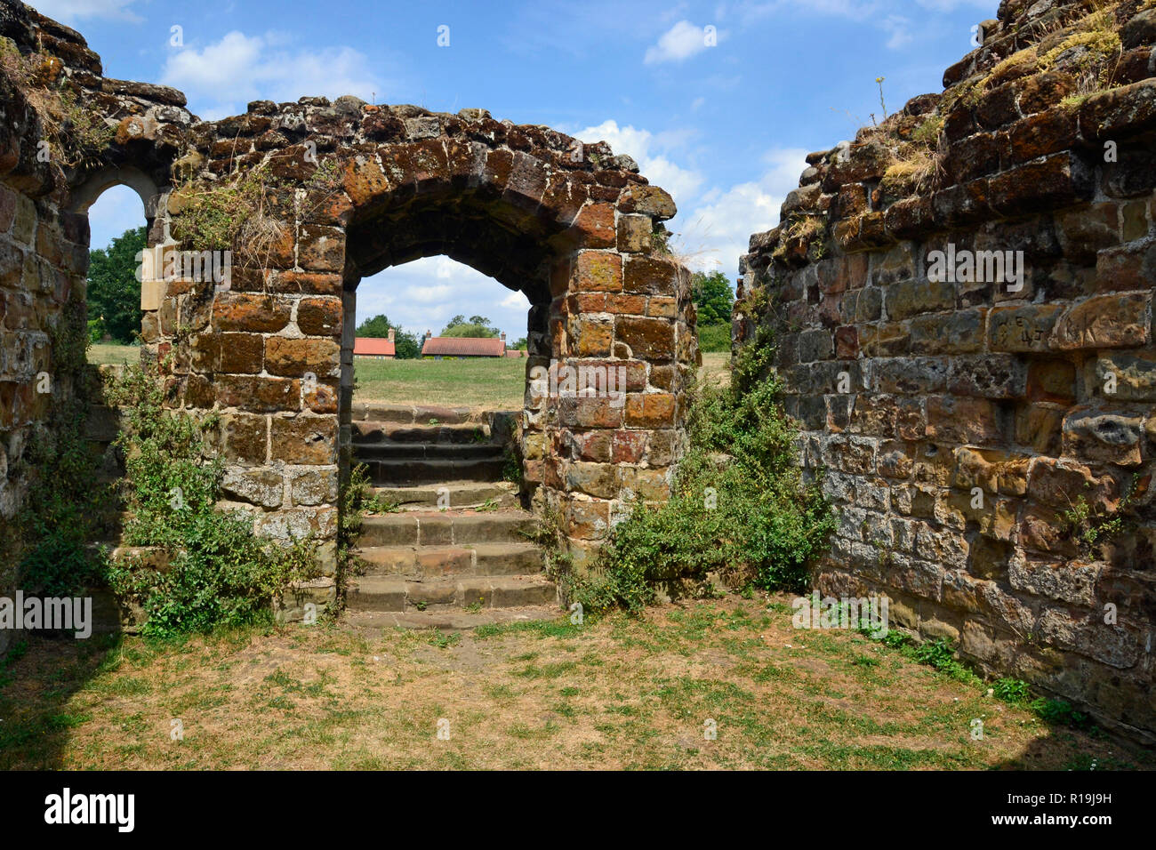 Bolingbroke Castle, Old Bolingbroke, Spilsby, Lincolnshire, Großbritannien Stockfoto