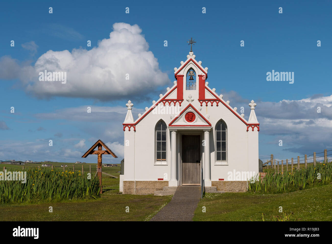 Italienischen Kapelle, holm Lamm, Orkney Stockfoto
