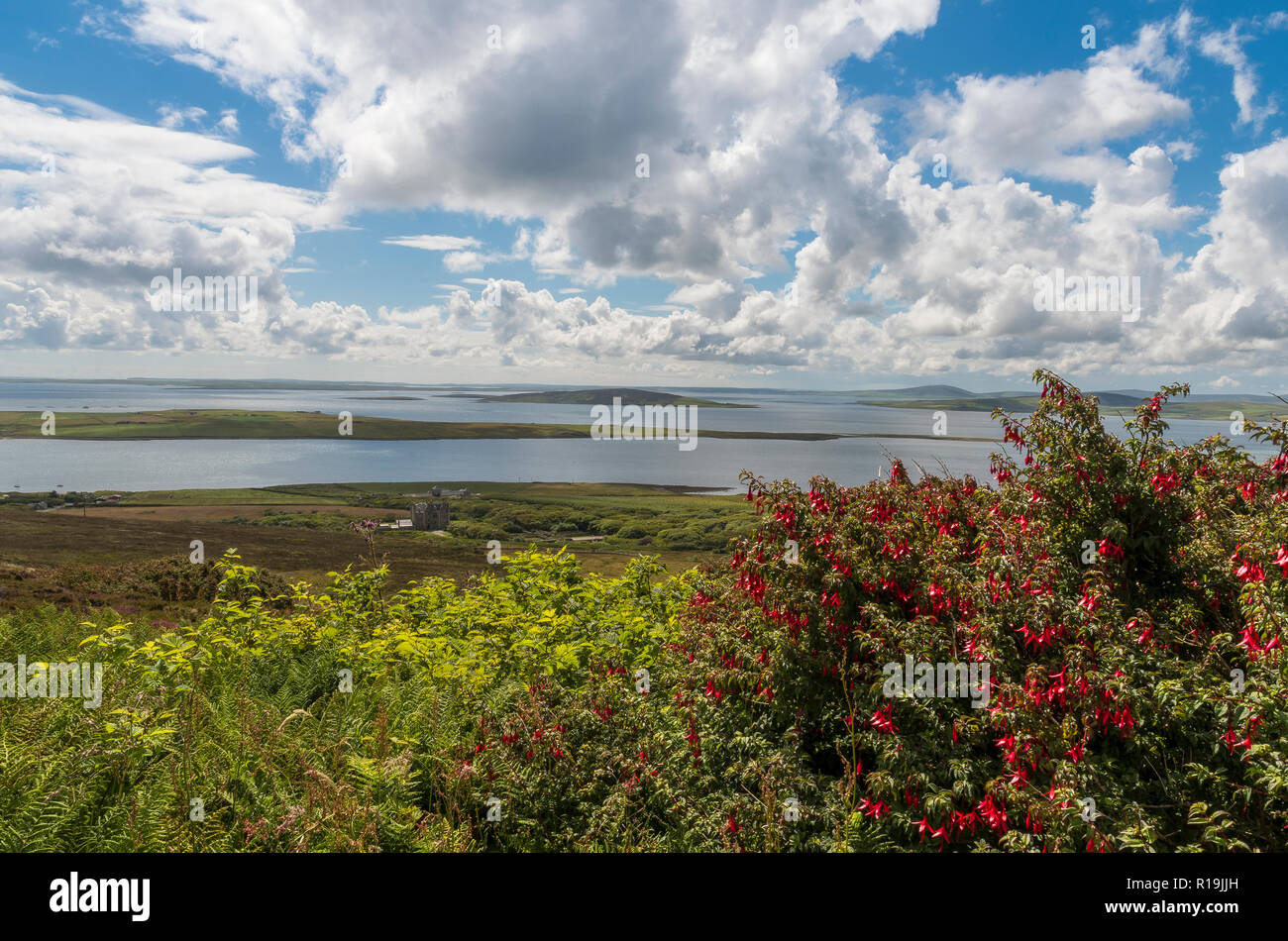 Blick nach Süden von Rousay, Orkney Stockfoto