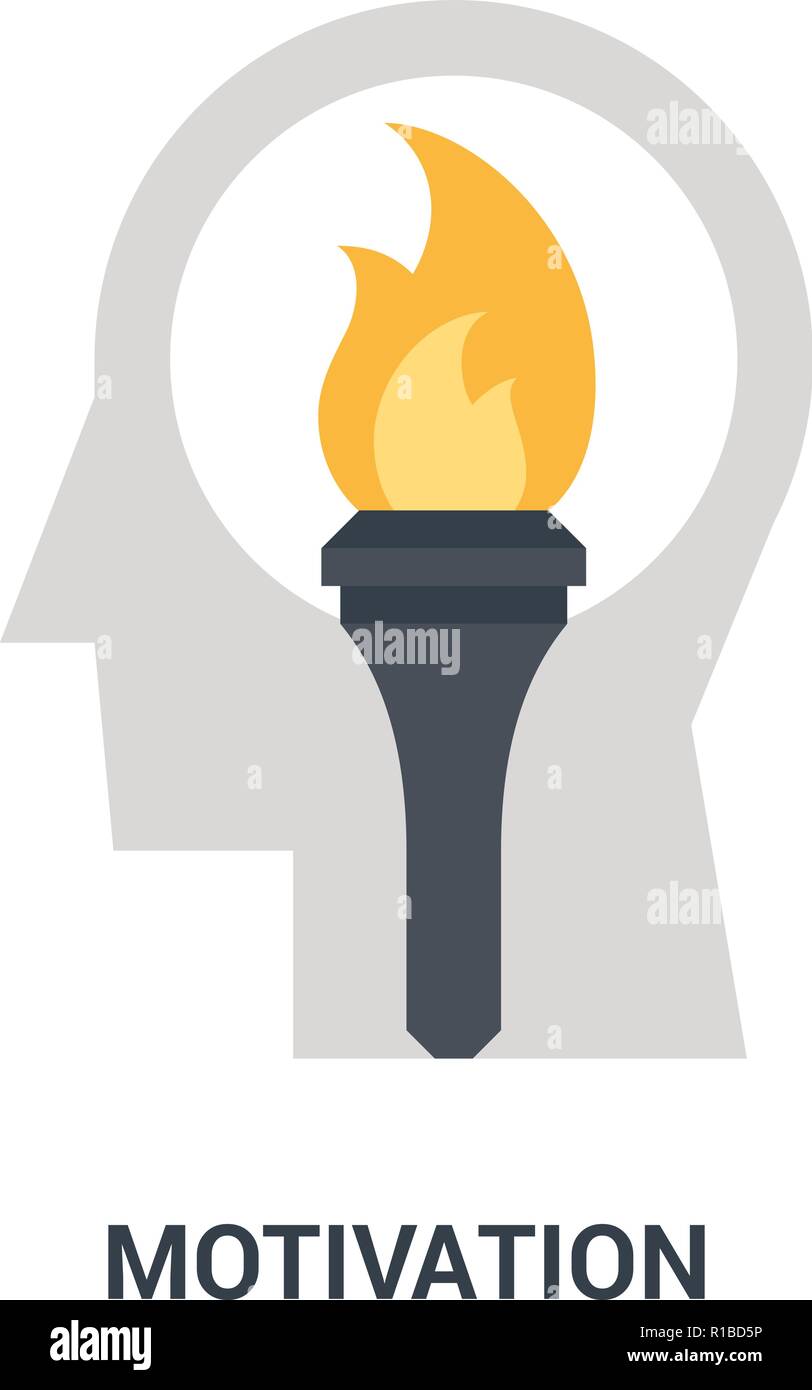 Motivation Symbol Konzept Stock Vektor