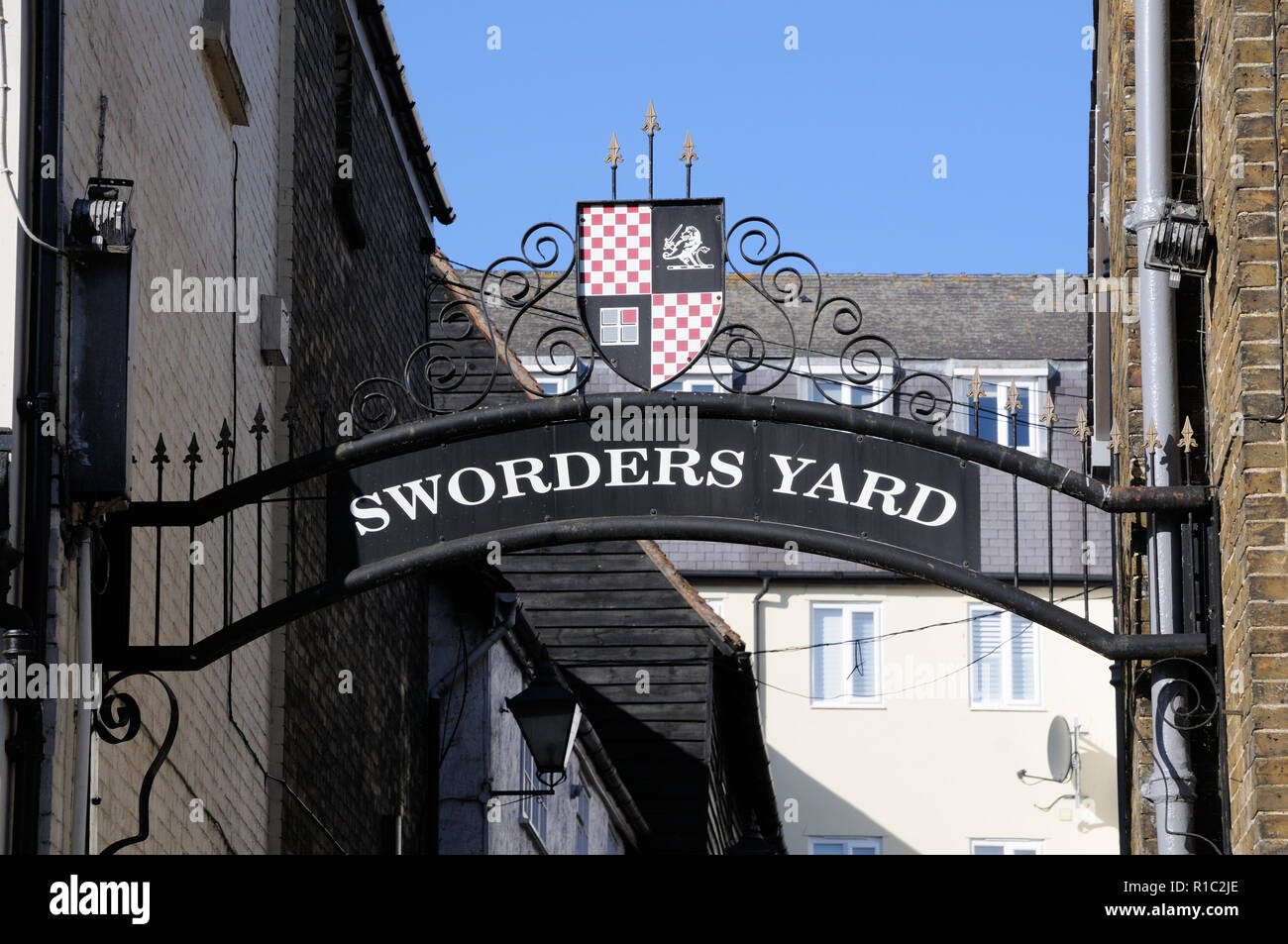 Sworders Yard, Bishops Stortford, Hertfordshire Stockfoto