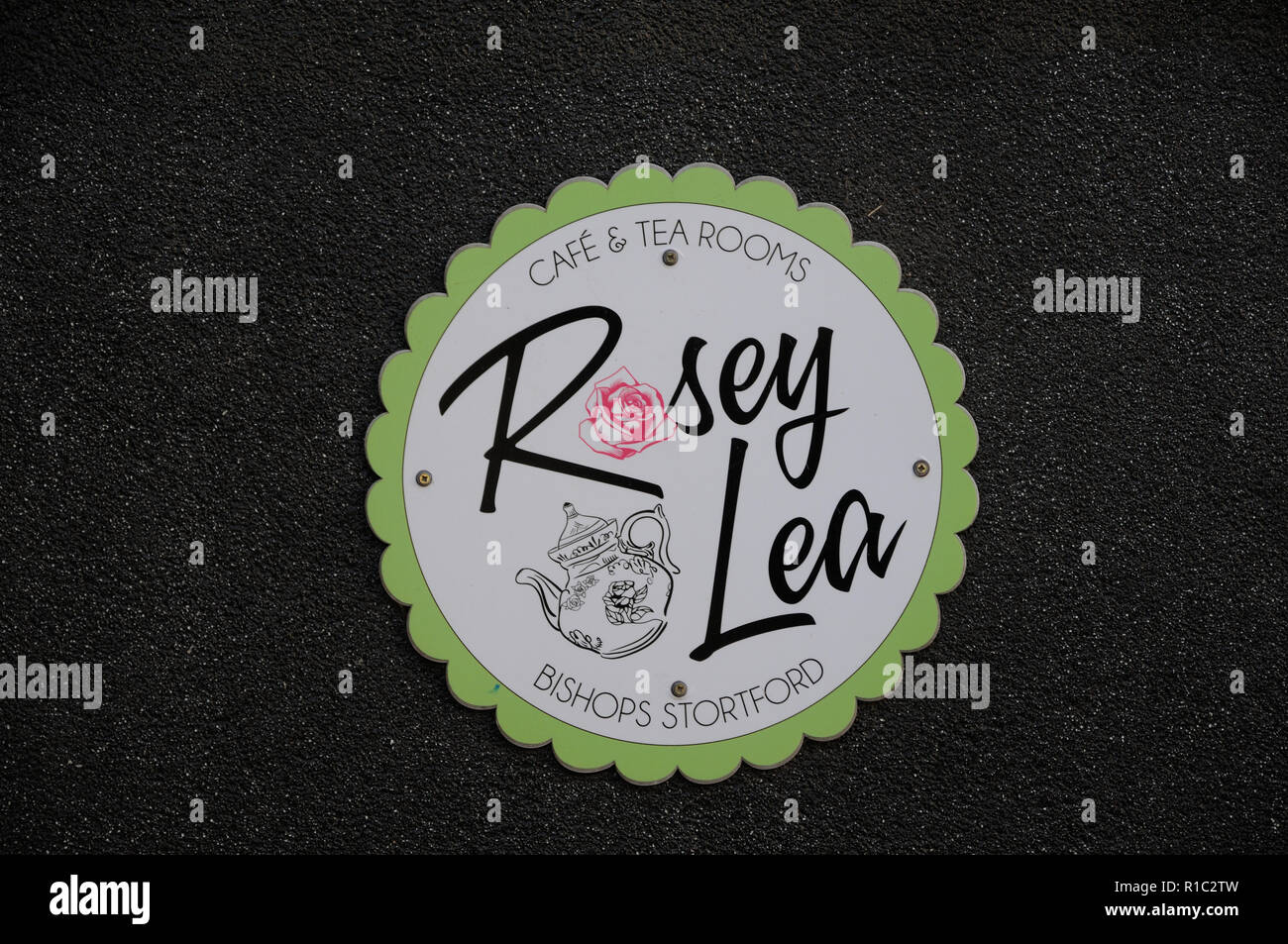 Rosey Lea Cafe und Tee Zimmer, Bishops Stortford, Hertfordshire Stockfoto