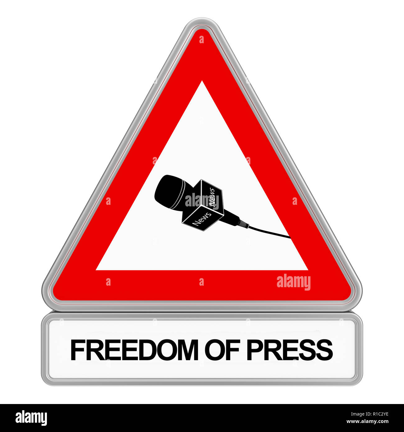 Freiheit der Presse Stockfoto