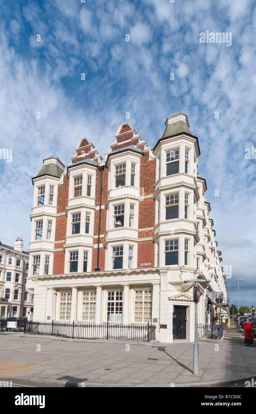 Gwydyr Villen im flämischen Renaissance Architektur in Hove, Brighton & Hove, East Sussex, England, UK. Stockfoto