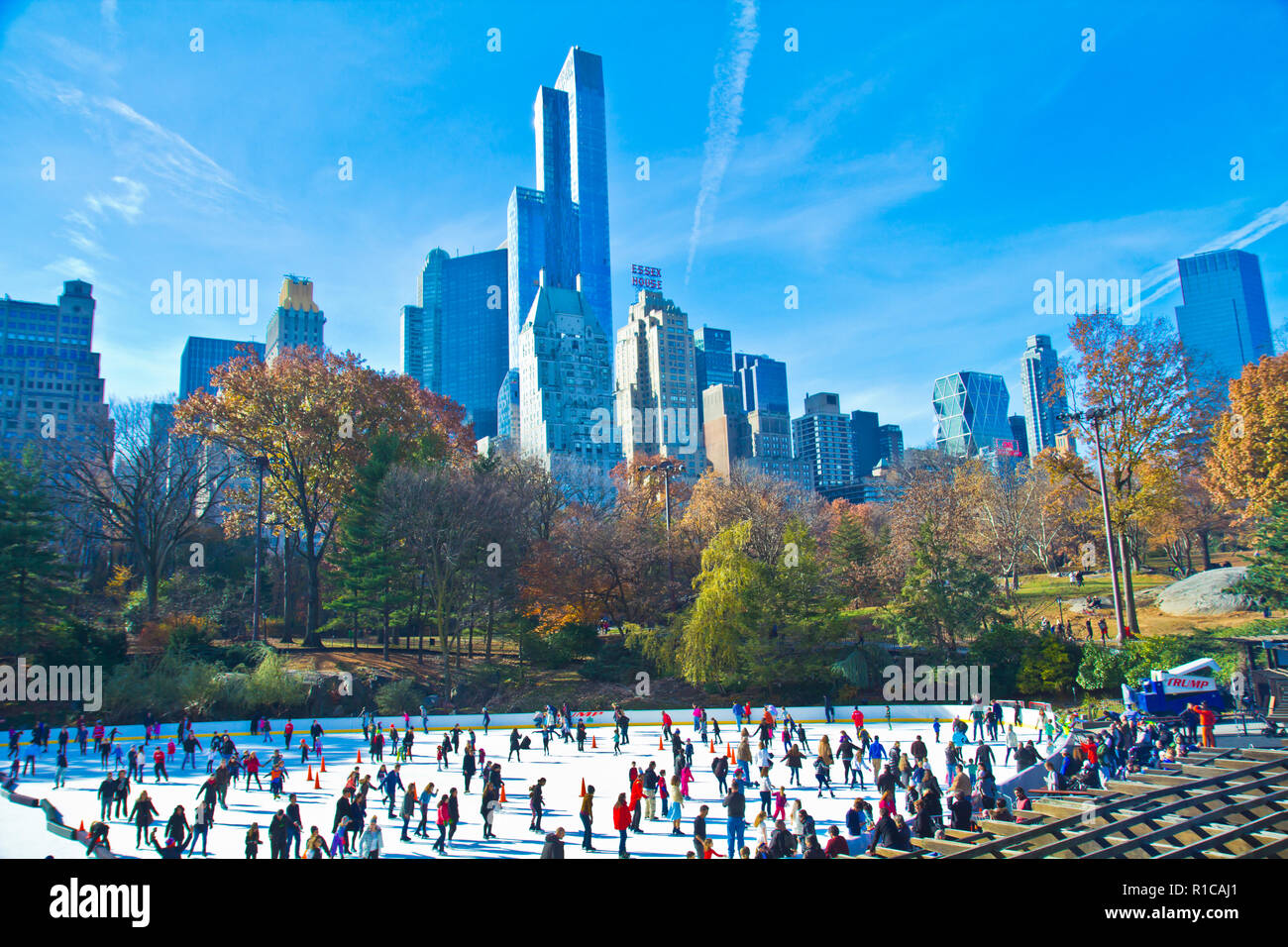 Central Park - Willkommen in New York City. Dies ist NYC Stockfoto