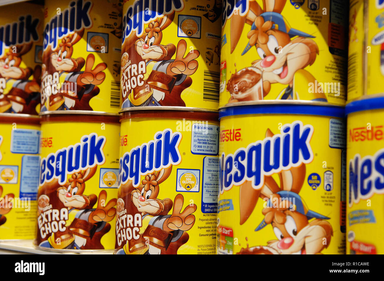 Nestle, Nesquik Stockfoto