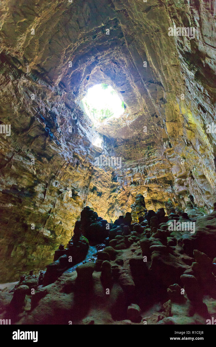Grotta di Castellano, Apulien, Italien - ein riesiges Höhlensystem unter der Oberfläche Stockfoto
