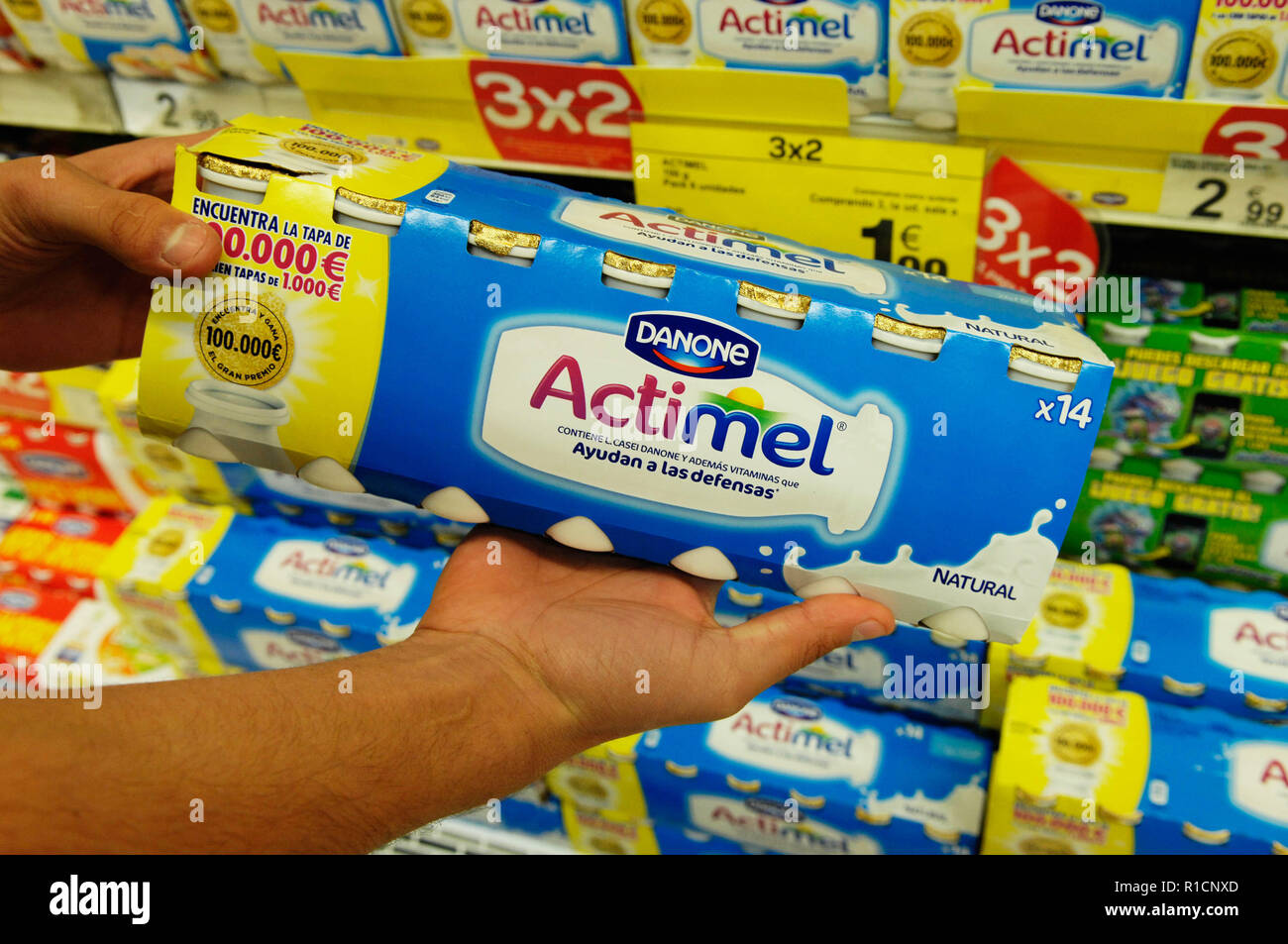 Danone, Actimel Stockfoto