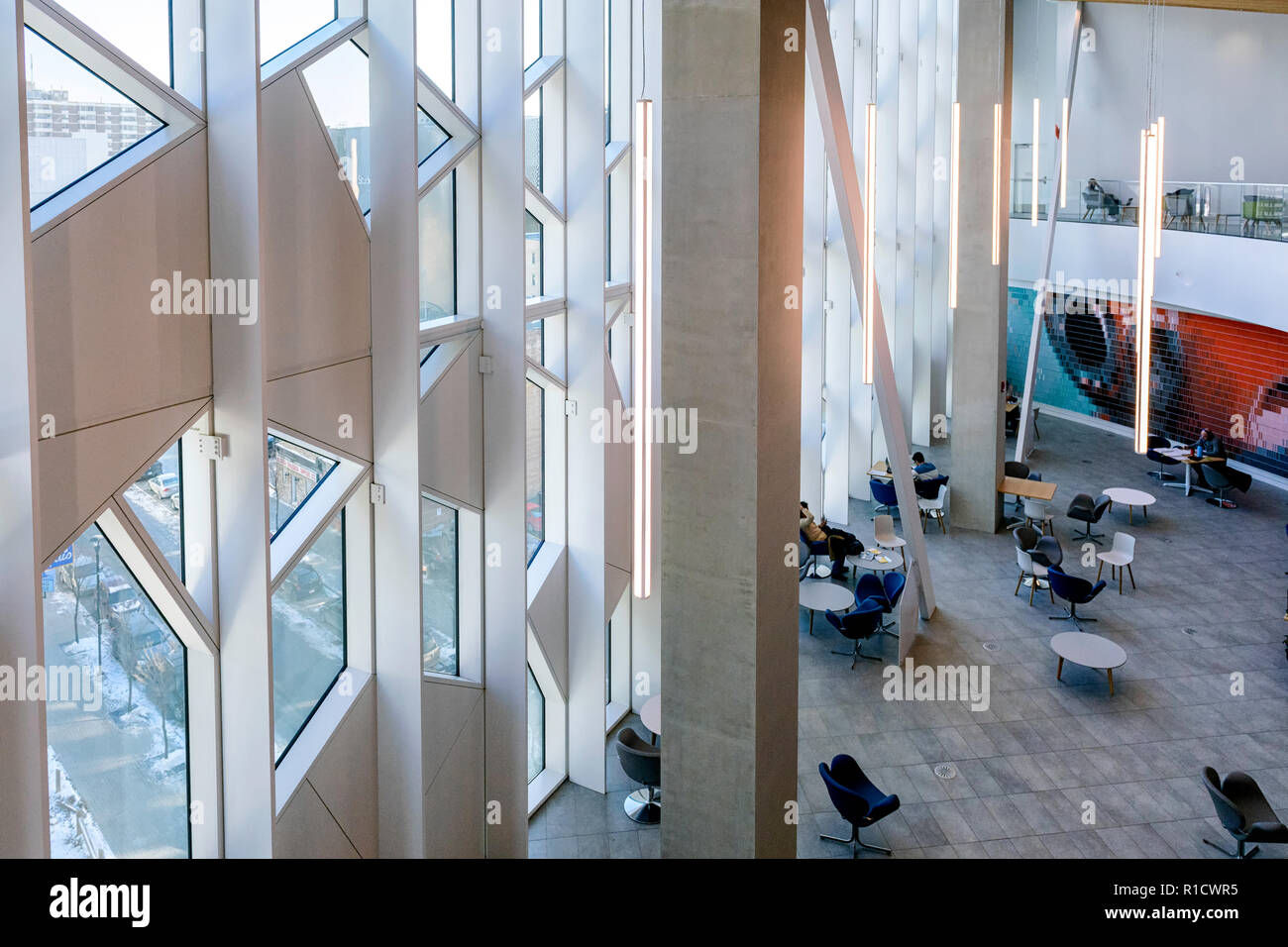 Die Calgary Central Library, auch bekannt als die Calgary neue Zentralbibliothek (NCL) Stockfoto