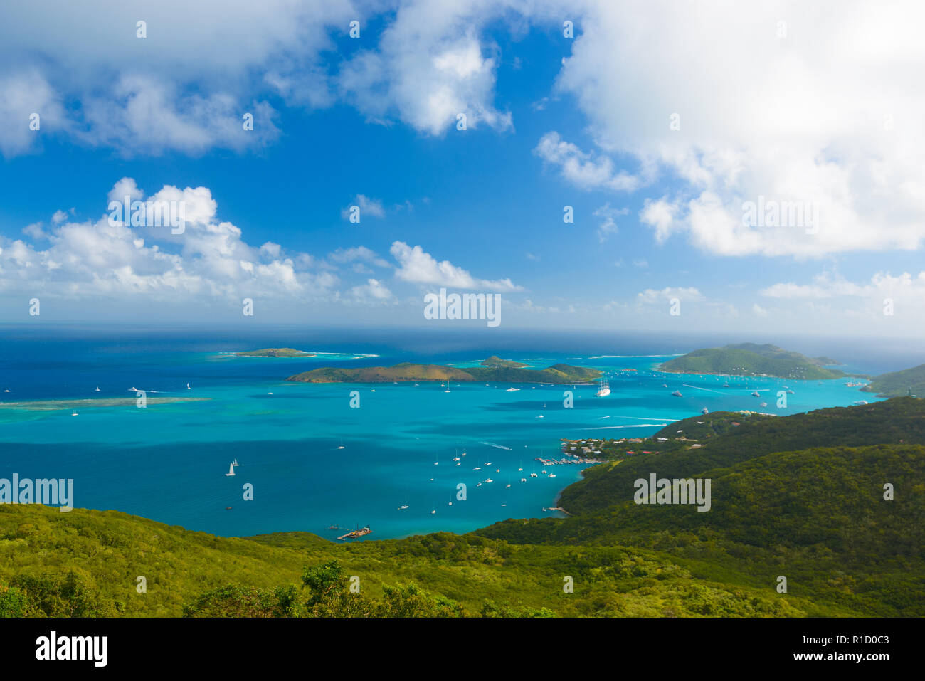 Virgin Gorda in den British Virgin Islands of the Carribean. Stockfoto