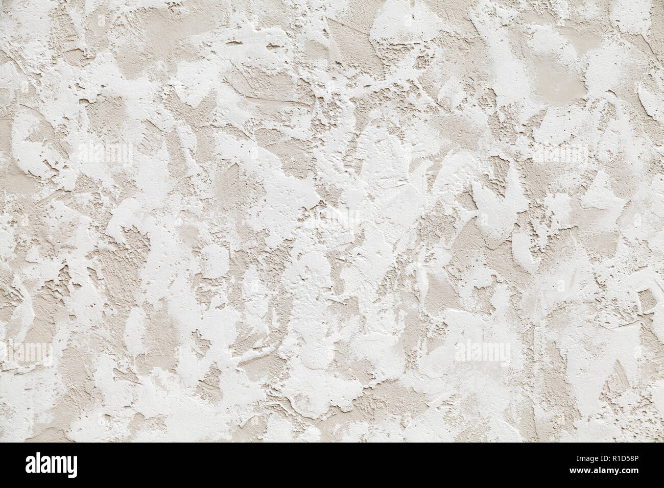 Wand mit weißen dekorative Relief stuck Muster, Hintergrund Foto Textur Stockfoto