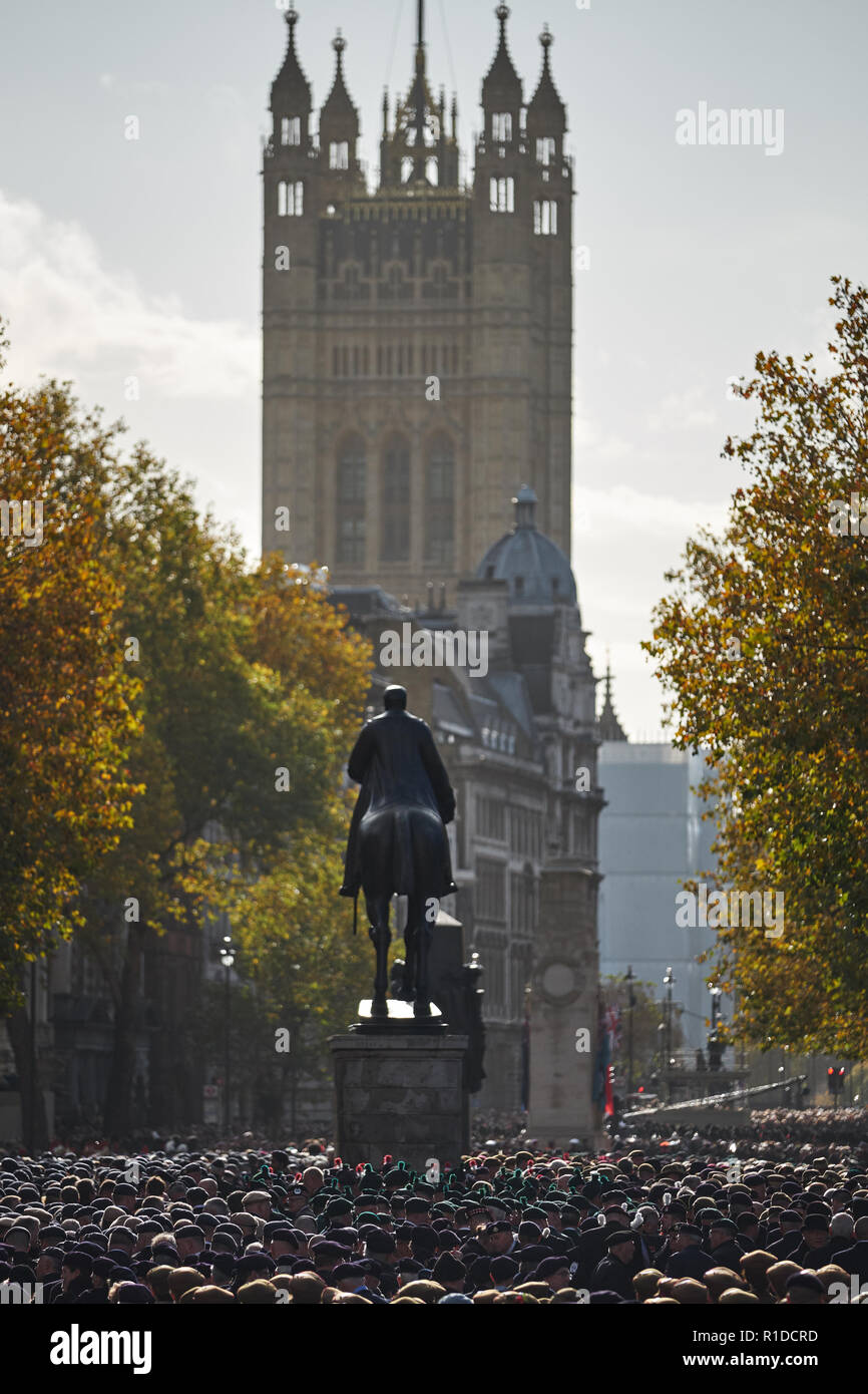 City of London, London, Großbritannien, 11. November 2018. Tag der Erinnerung in London. Foto: Gergo Toth/Alamy leben Nachrichten Stockfoto