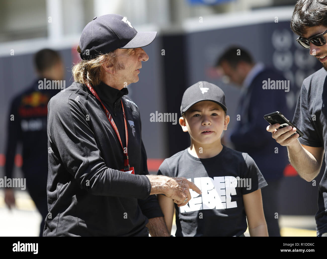 Sao Paulo, Brasilien. 11 Nov, 2018. Motorsport: FIA Formel Eins-Weltmeisterschaft 2018, Grand Prix von Brasilien Wm; 2018; Grand Prix; Brasilien, Emerson Fittipaldi F 1 Legende 11.11.2018. | Verwendung der weltweiten Kredit: dpa/Alamy leben Nachrichten Stockfoto