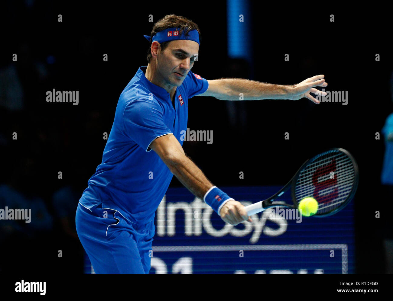 11. November 2018, O2 Arena, London, England; Nitto ATP-Tennisturniers. Stockfoto